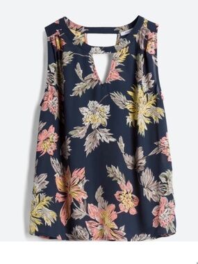 Collective Concepts Black Floral Blouse